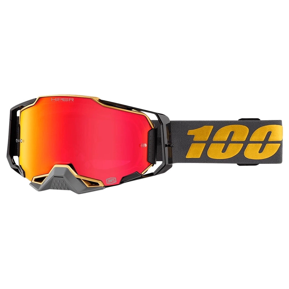 100% Armega Goggles - Falcon 5 (Hiper Mirror Red Lens)