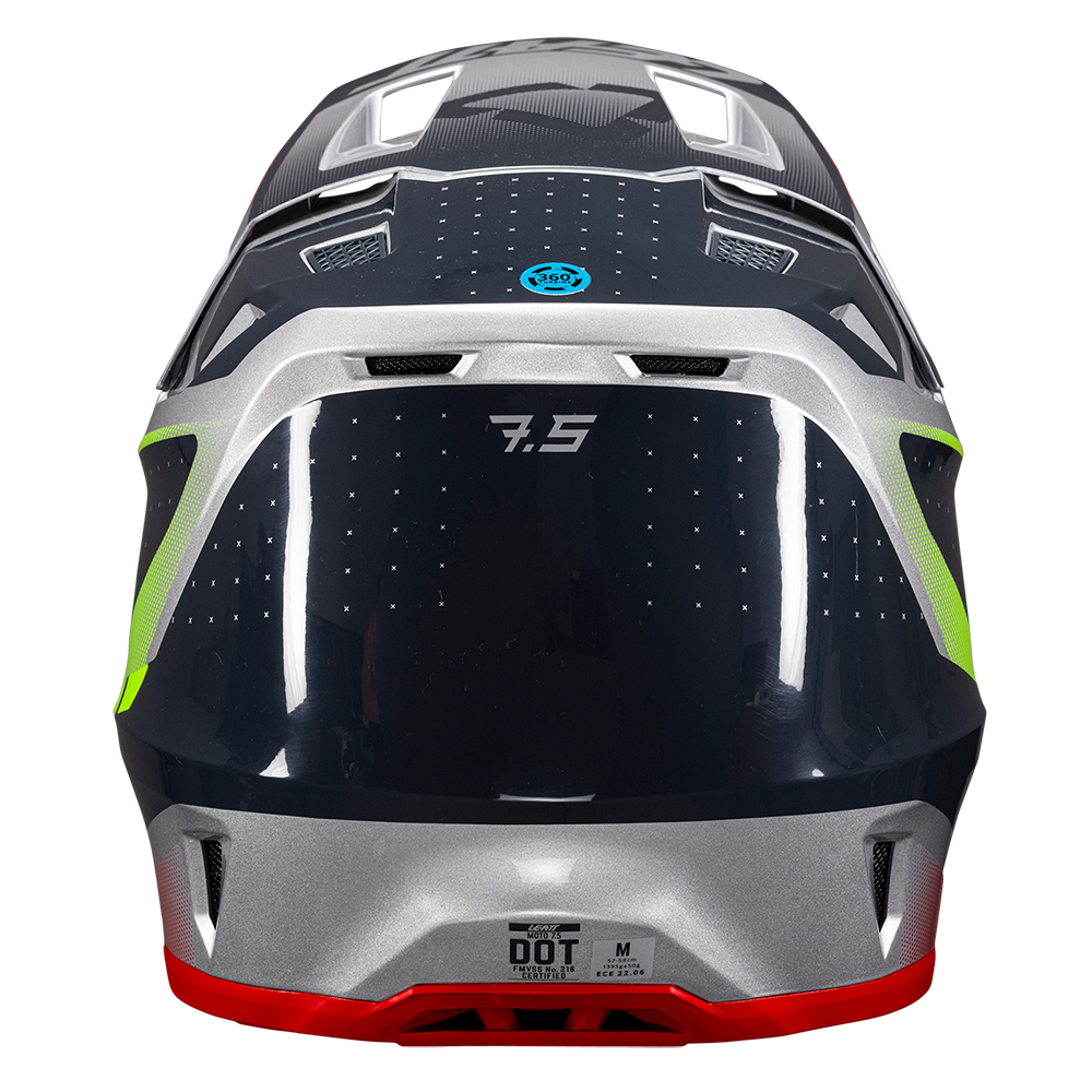 Leatt Moto 7.5 V25 Helmet and 4.5 Goggles ( Steel )