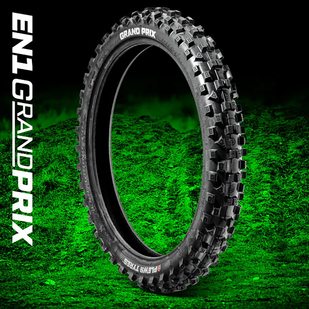 Plews Grand Prix Enduro EN1X Front Tyre - 90/100-21 (Extreme)