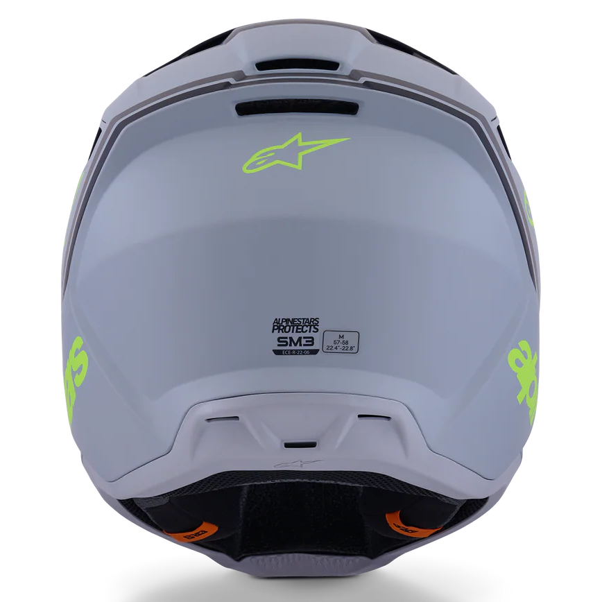 Alpinestars SM3 Youth Radium Helmet (Green/Black/Yellow)