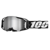 100% Armatic Goggles - Black (Silver Mirror Flash Lens)