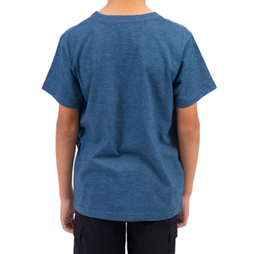Fox Winged 74 Boys Ss Tee (Heather Navy)