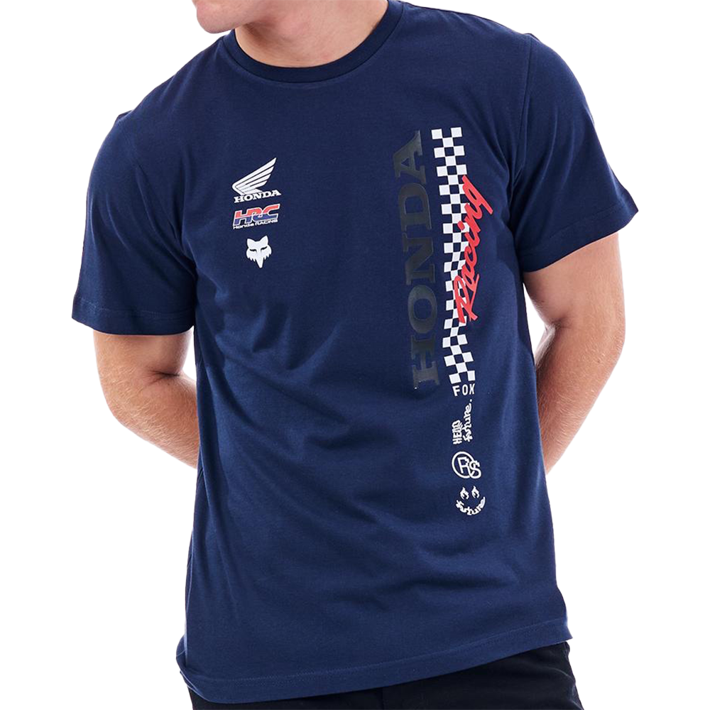 Fox Honda Checkered Ss Tee (Summit Navy)