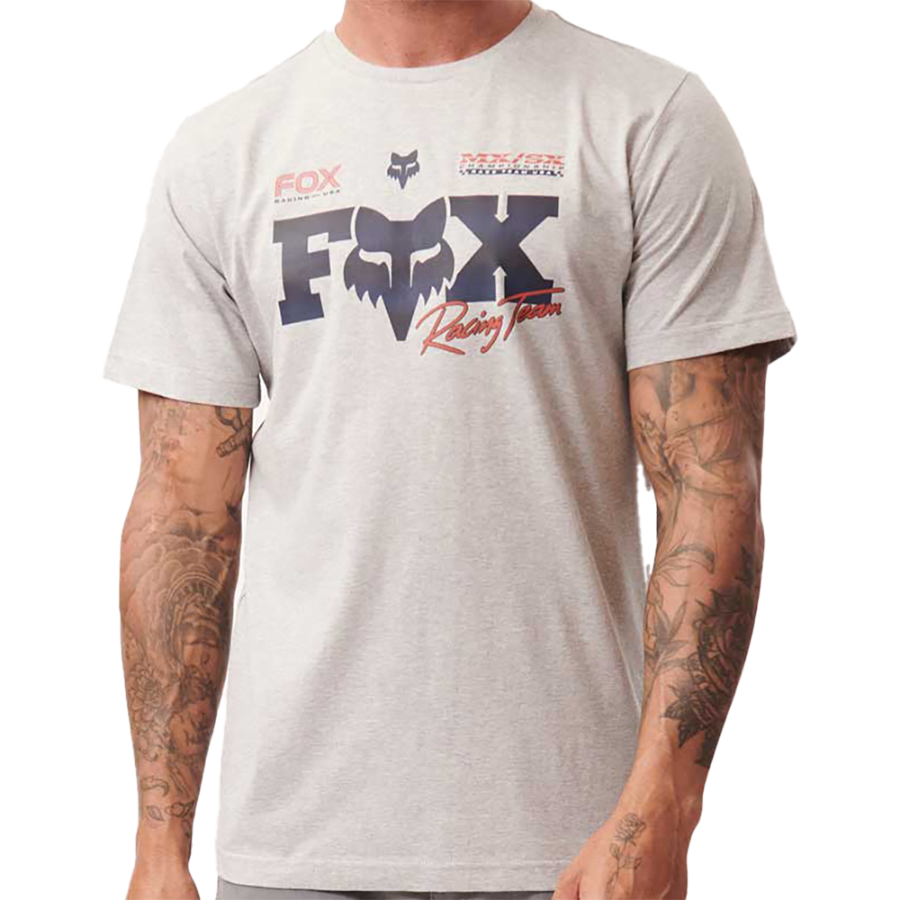 Fox Rival SS Tee (Light Grey Heather)