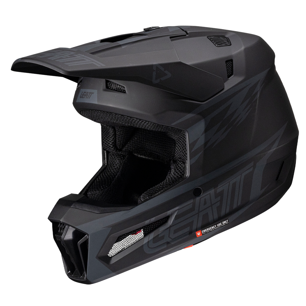 Leatt Moto 3.5 Helmet and 3.5 Goggles (Stealth)