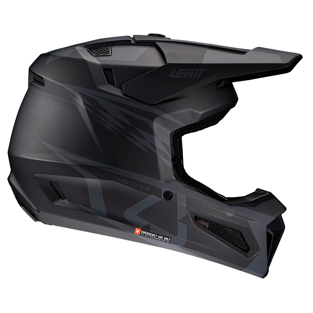 Leatt Moto 3.5 Helmet and 3.5 Goggles (Stealth)