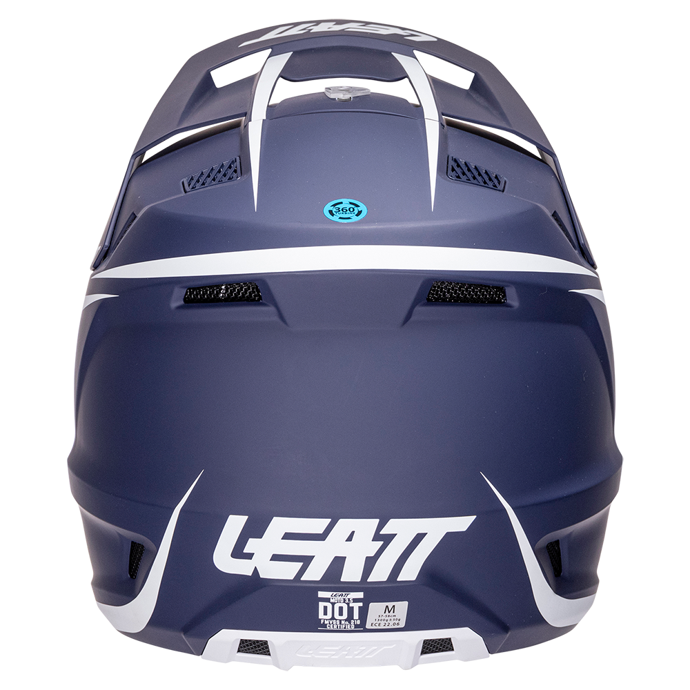 Leatt Moto 3.5 Jr Helmet and 3.5 Goggles (Blue V26)