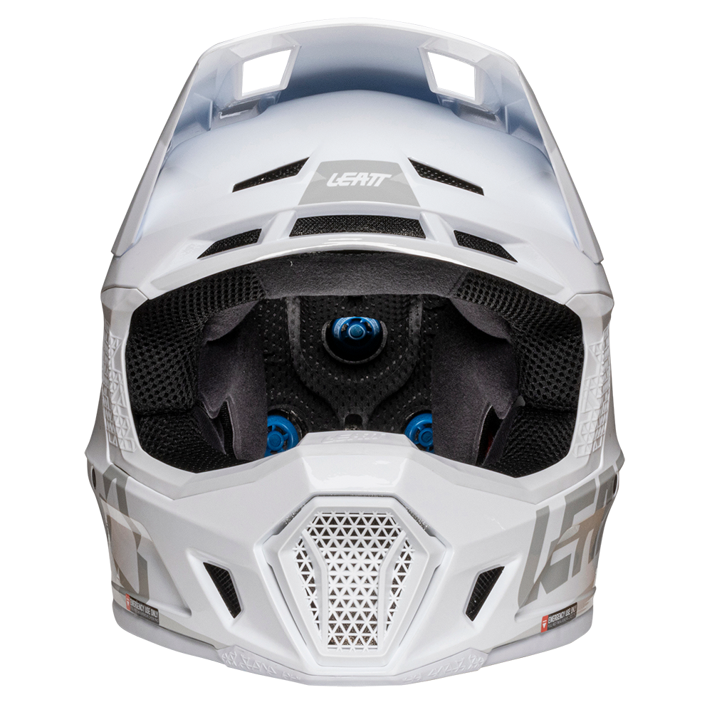 Leatt Moto 7.5 Helmet and 4.5 Goggles ( Gloss White )