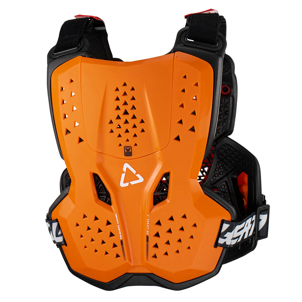 Leatt Youth 3.5 Chest Protector (Orange/Black)