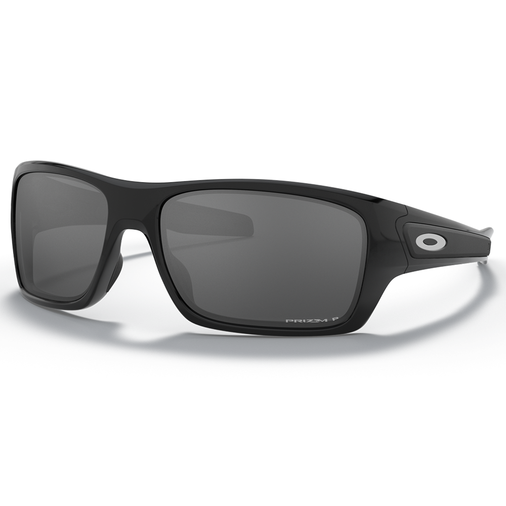 Oakley Turbine Sunglasses - Prizm Black Polarized Lenses (Polished Black Frame)