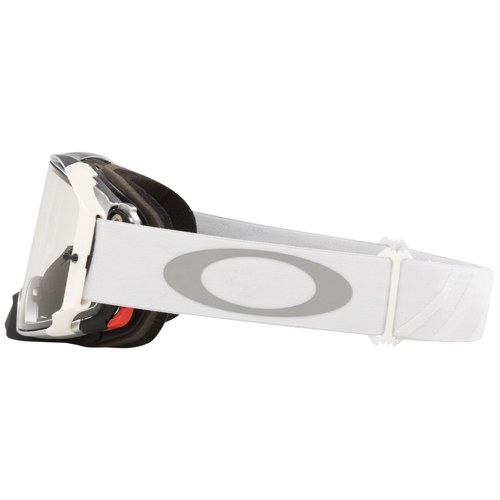 Oakley Airbrake Tuff Blocks Goggles - Clear Lens (White)
