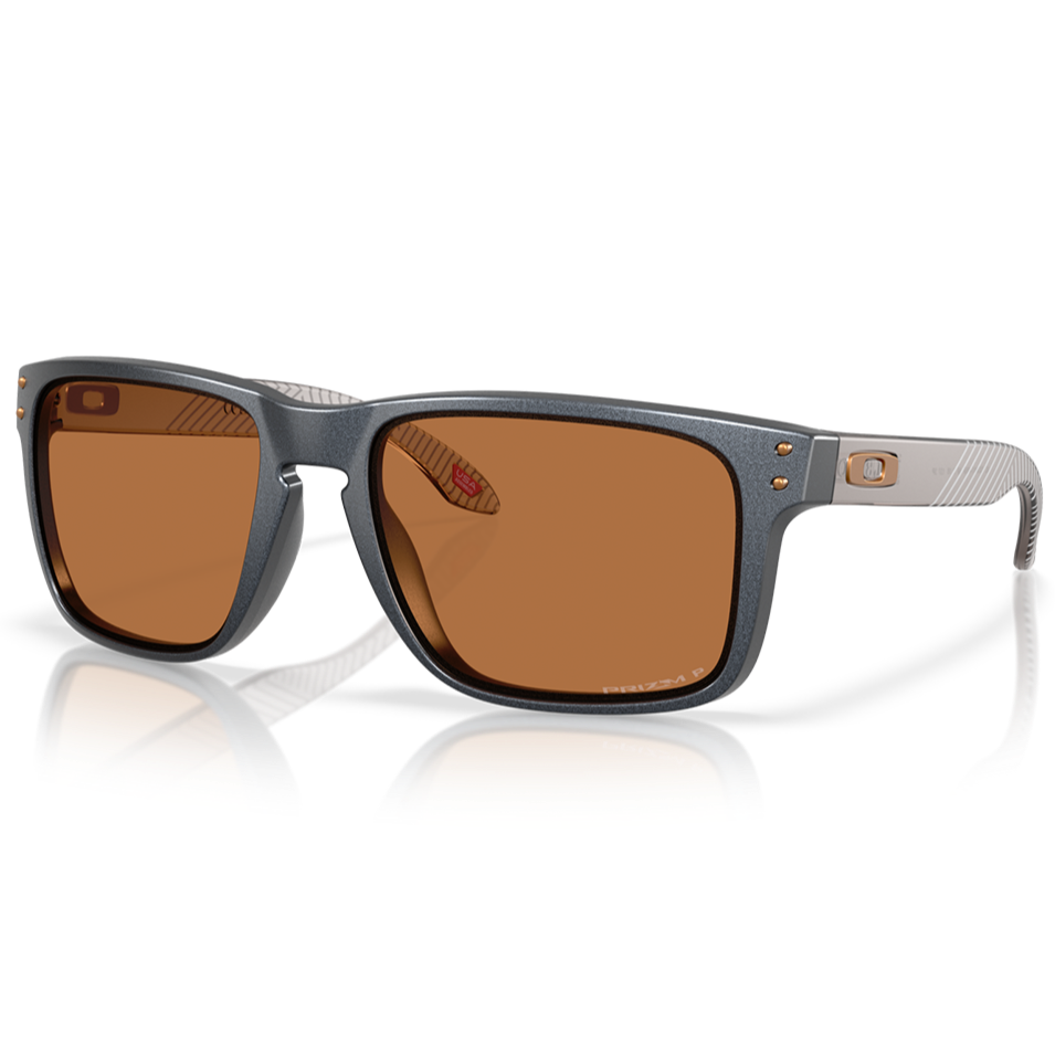 Oakley Holbrook Sunglasses - Prizm Bronze Polarized Lenses XL (Blue Steel)