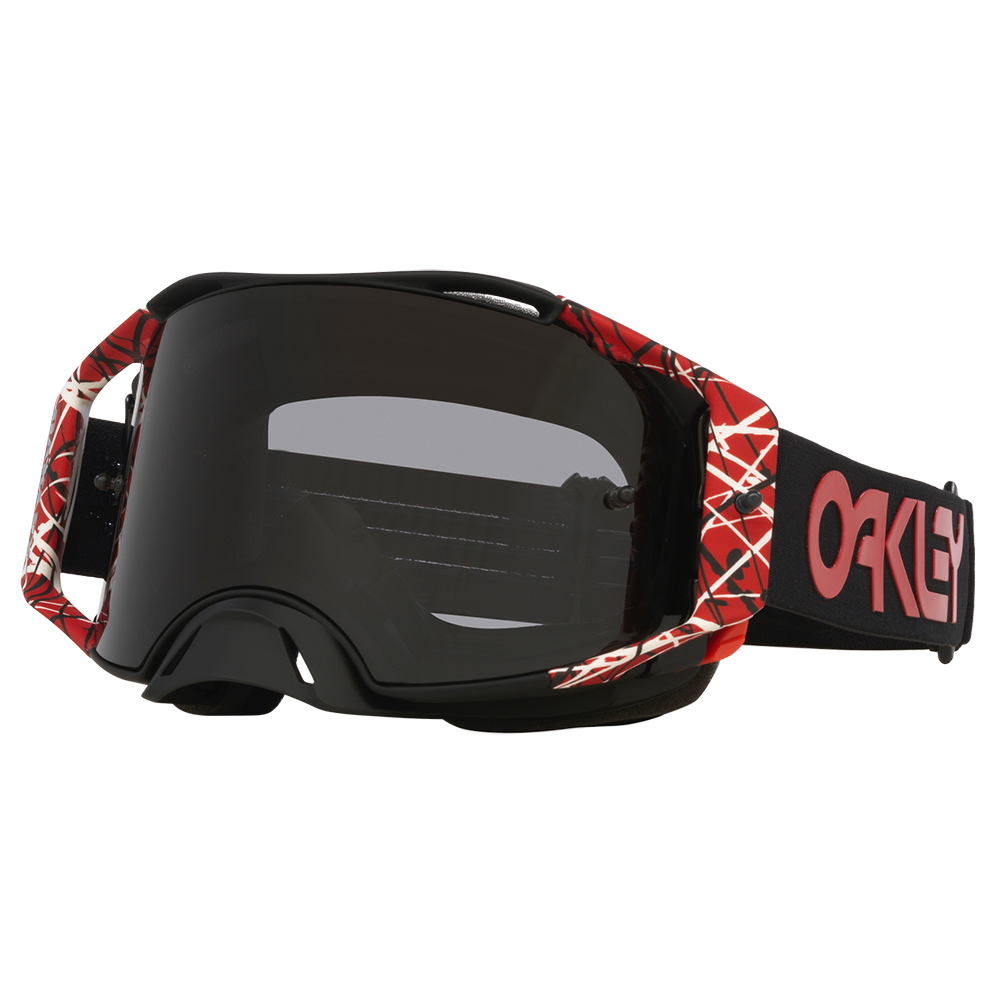 Oakley Airbrake Red Eddie Goggles - Dark Grey Lens