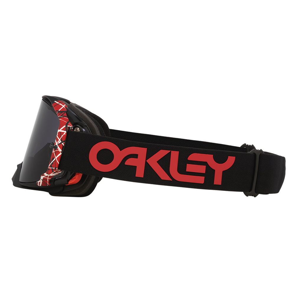 Oakley Airbrake Red Eddie Goggles - Dark Grey Lens