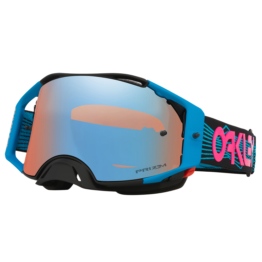 Oakley Airbrake Blue Wired Goggles - Prizm MX Sapphire Iridium Lens