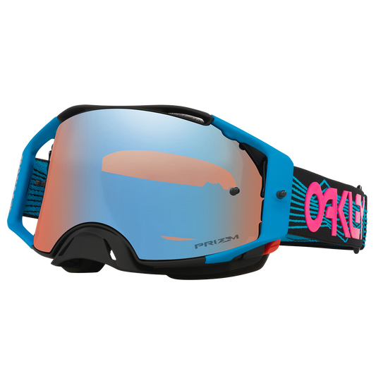 Oakley Airbrake Blue Wired Goggles - Prizm MX Sapphire Iridium Lens