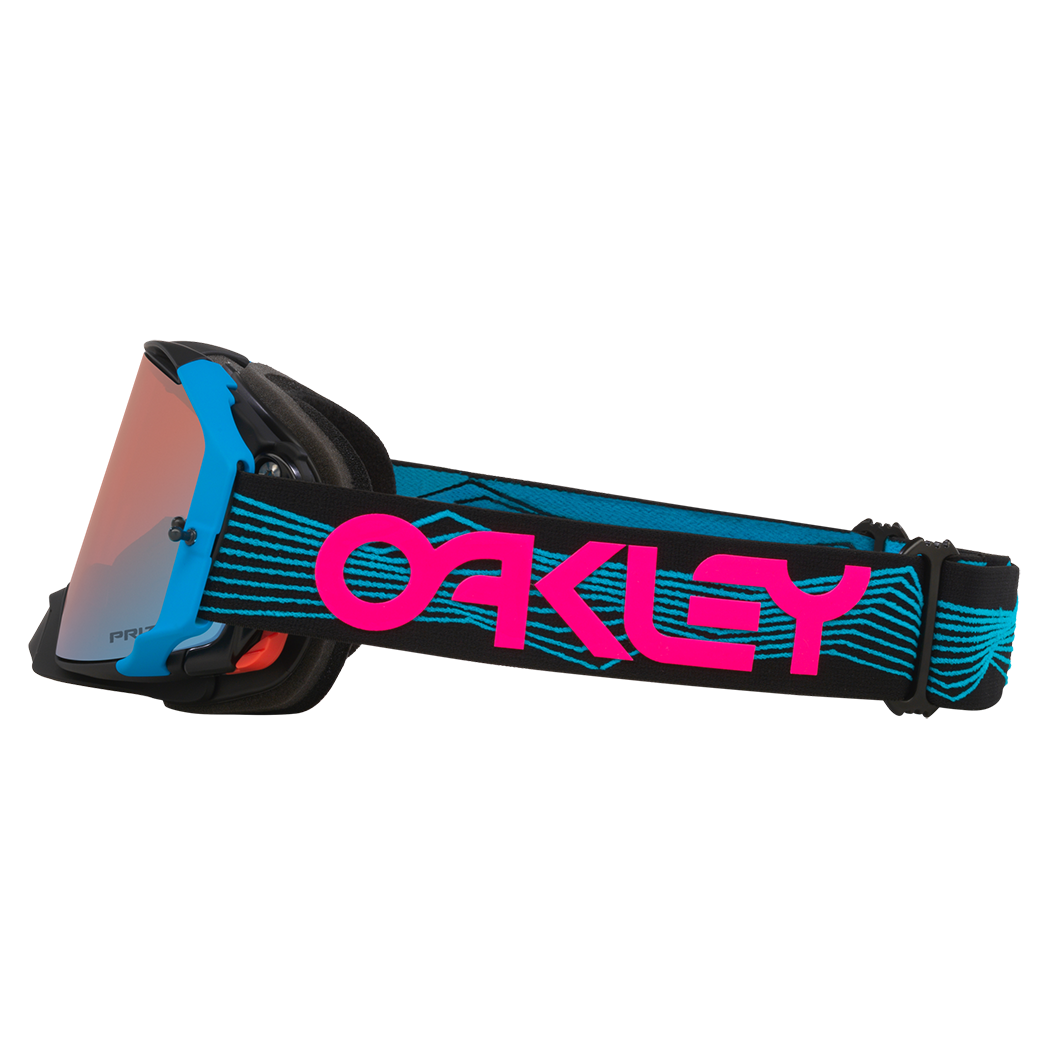 Oakley Airbrake Blue Wired Goggles - Prizm MX Sapphire Iridium Lens
