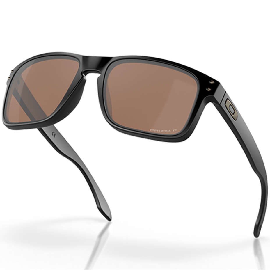Oakley Holbrook Sunglasses - Prizm Tungsten Polarized Lenses (Matte Black Frame)