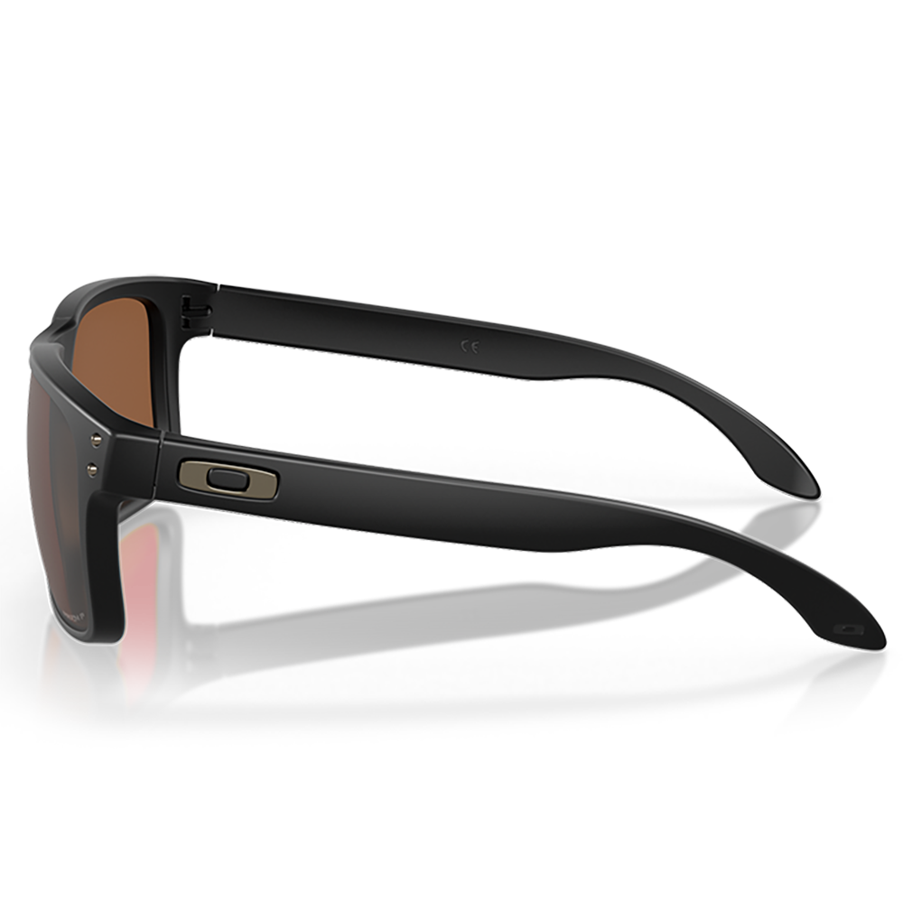 Oakley Holbrook Sunglasses - Prizm Tungsten Polarized Lenses (Matte Black Frame)