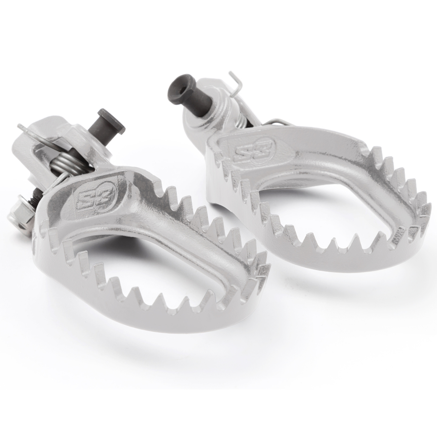 S3 Parts Punk Low/Back S3 Footrest (ESK-2761-S)(Silver)