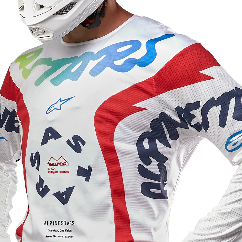 Alpinestars Racer Hana Jersey (White/Multicolour)