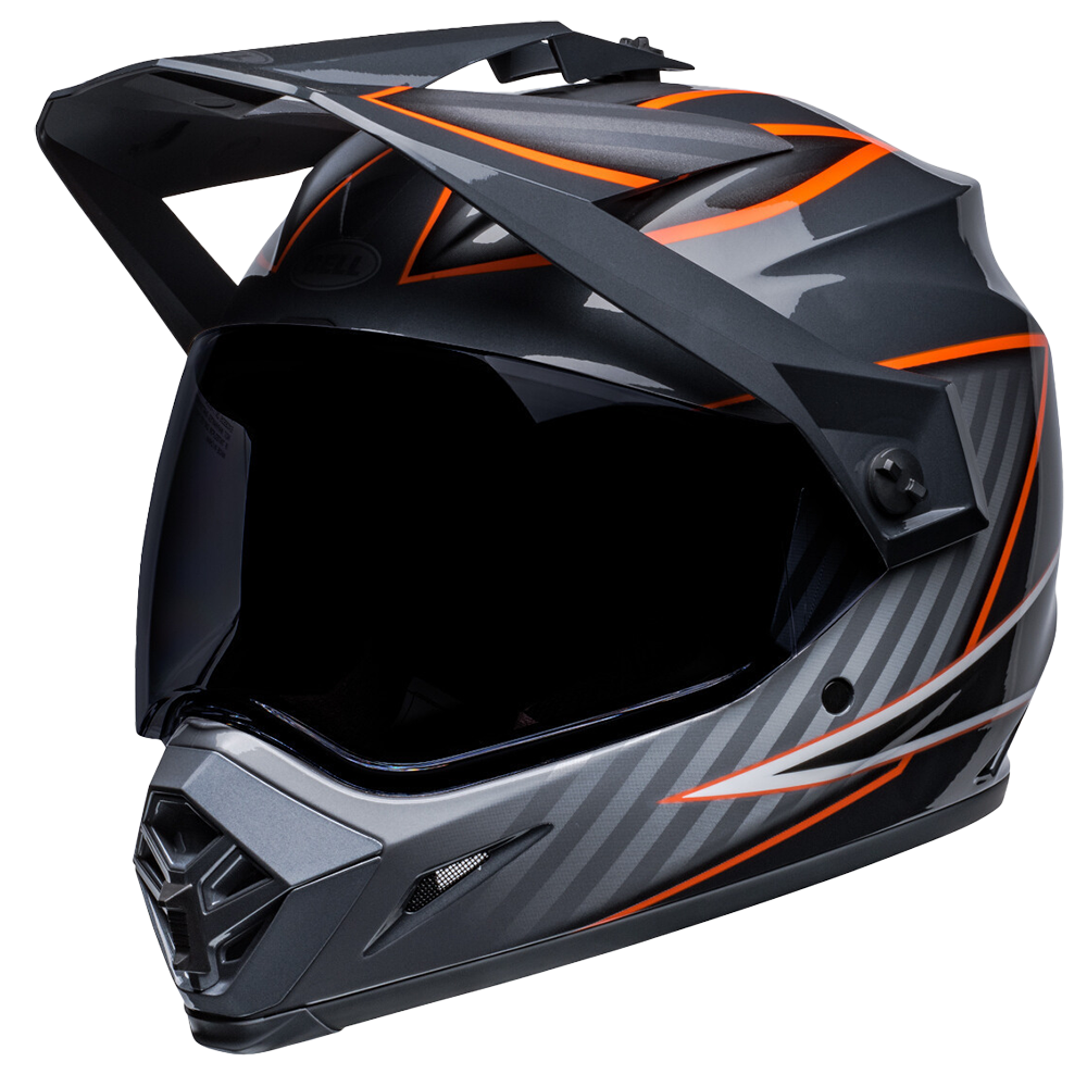 Bell MX-9 Adventure MIPS Helmet (Gloss Dalton Black Orange) Clear Visor