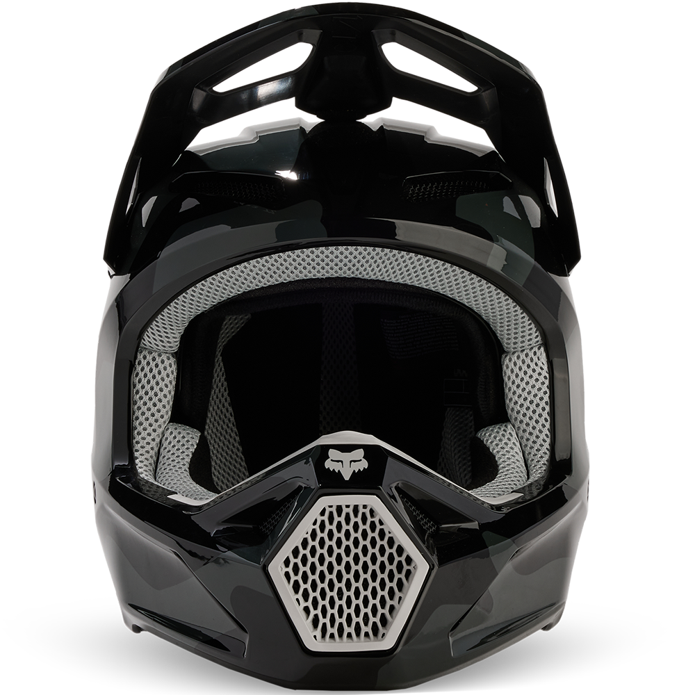 Fox V1 MX24 Bnkr Helmet (Black Camo)