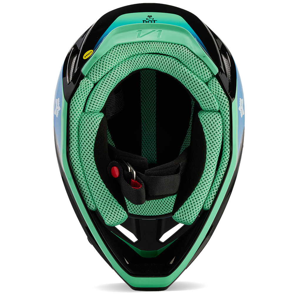 Fox Youth V1 Ballast Helmet (Black/Blue)