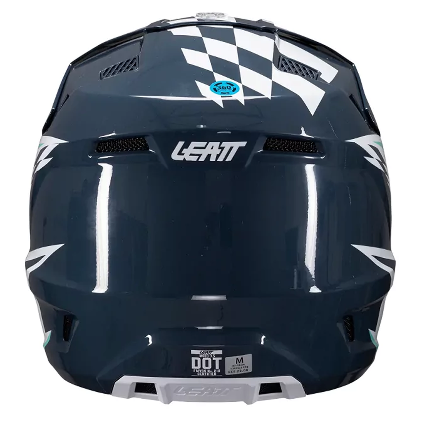 Leatt Moto 3.5 Helmet and 3.5 Goggles (Blue)