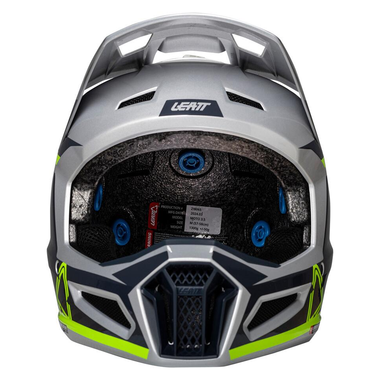Leatt Moto 3.5 Helmet and 3.5 Goggles (Steel)