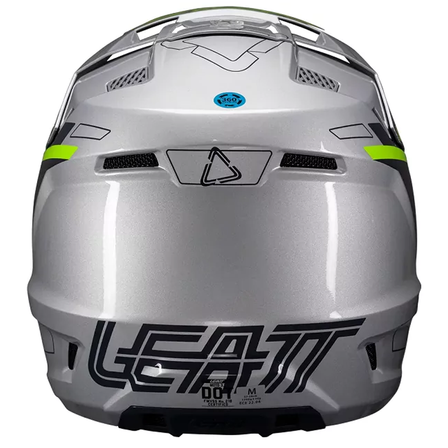 Leatt Moto 3.5 Helmet and 3.5 Goggles (Steel)
