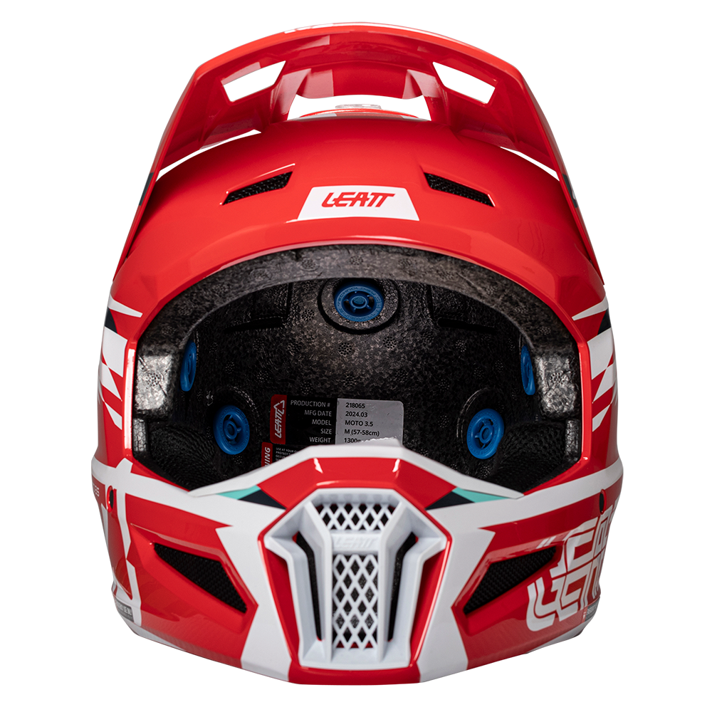 Leatt Moto 3.5 Helmet and 3.5 Goggles (Red)
