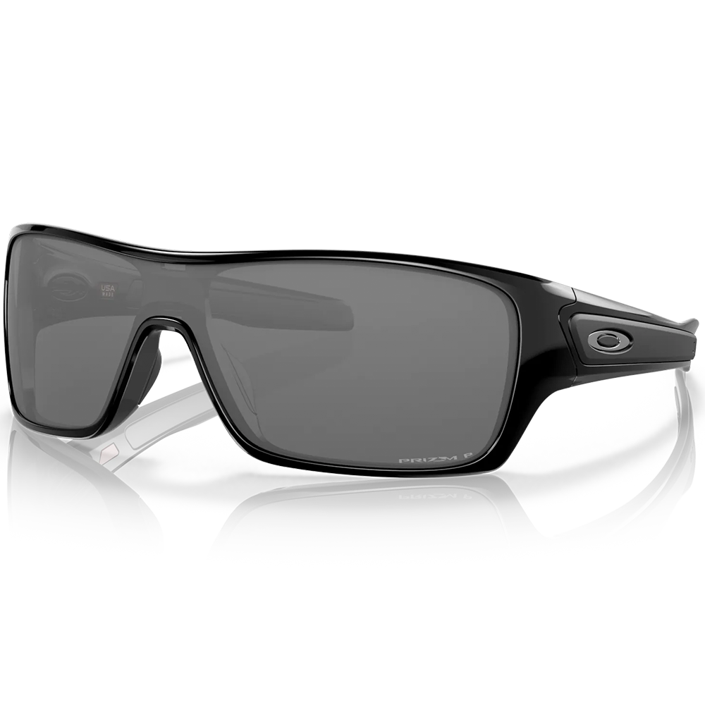 Oakley Turbine Rotor Sunglasses - Prizm Black Polarized Lenses (Polished Black Frame)