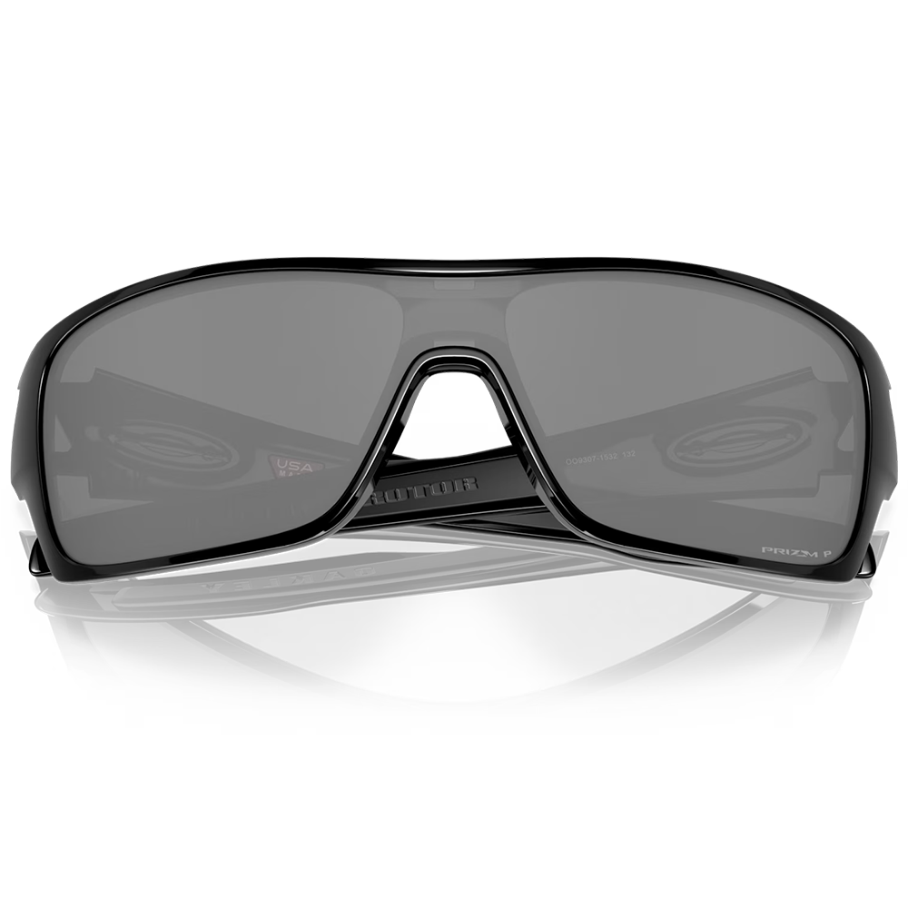 Oakley Turbine Rotor Sunglasses - Prizm Black Polarized Lenses (Polished Black Frame)