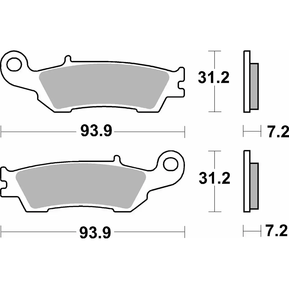 SBS Sintered Brake Pads - 840SI