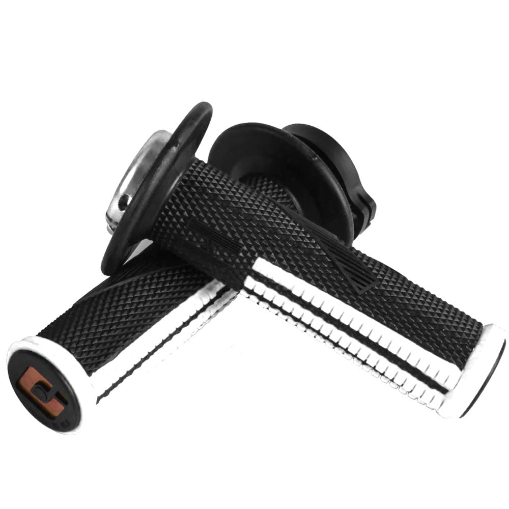 ODI EMIG Pro V2 Lock-On Grips (Black/White)