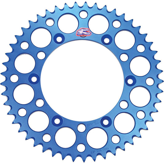 224U-520-50GPBU Renthal Ultralight 50 Tooth Rear Sprocket - KTM (Blue)