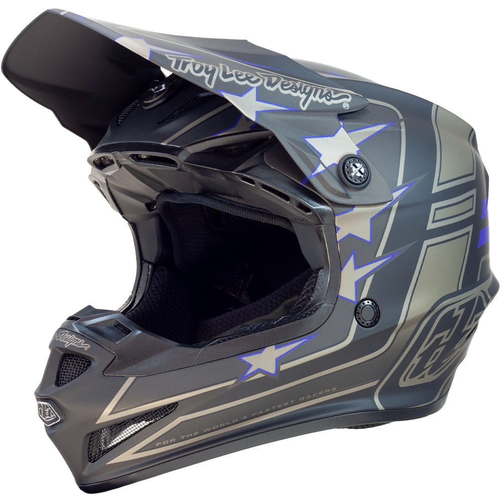 Troy Lee Designs SE4 Polyacrylite Helmet - Flagstaff (Black)