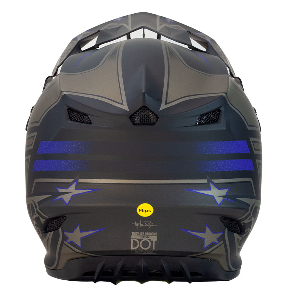 Troy Lee Designs SE4 Polyacrylite Helmet - Flagstaff (Black)