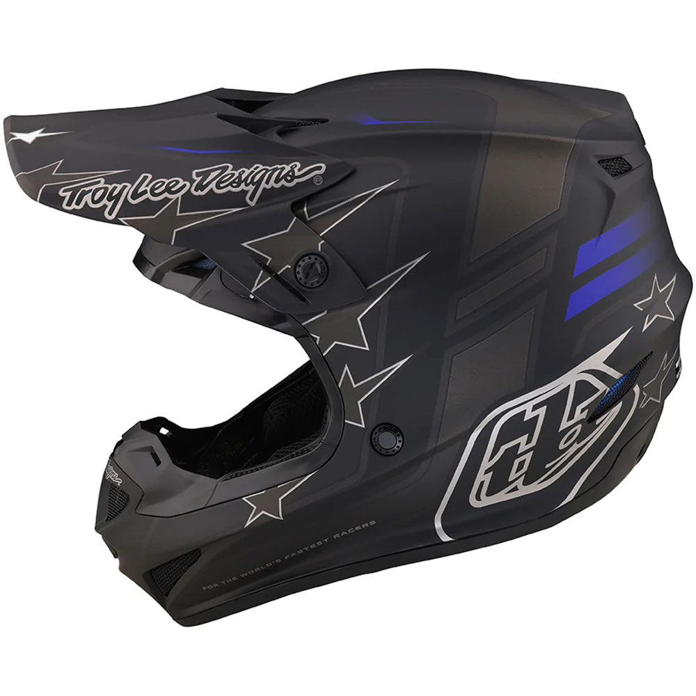 Troy Lee Designs SE4 Polyacrylite Helmet - Flagstaff (Black)