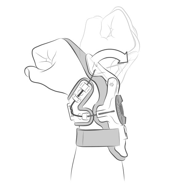 Mobius X8 Wrist Brace - Individual (Storm Grey)