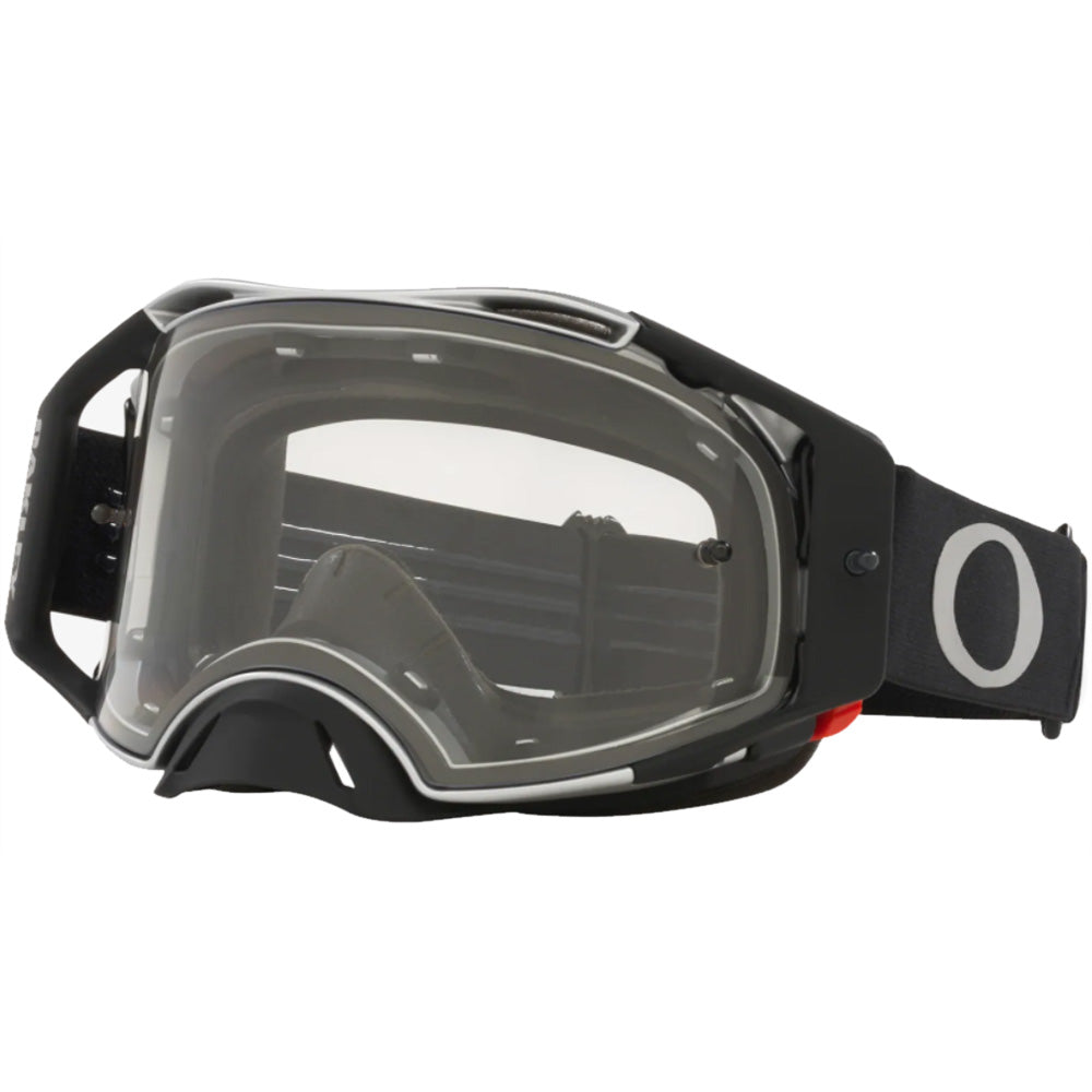 Oakley Airbrake Tuff Blocks Goggles - Clear Lens (Gunmetal Black)