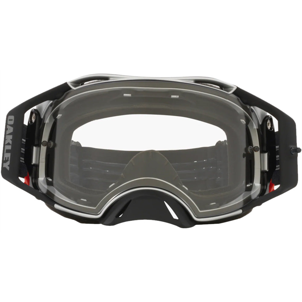 Oakley Airbrake Tuff Blocks Goggles - Clear Lens (Gunmetal Black)