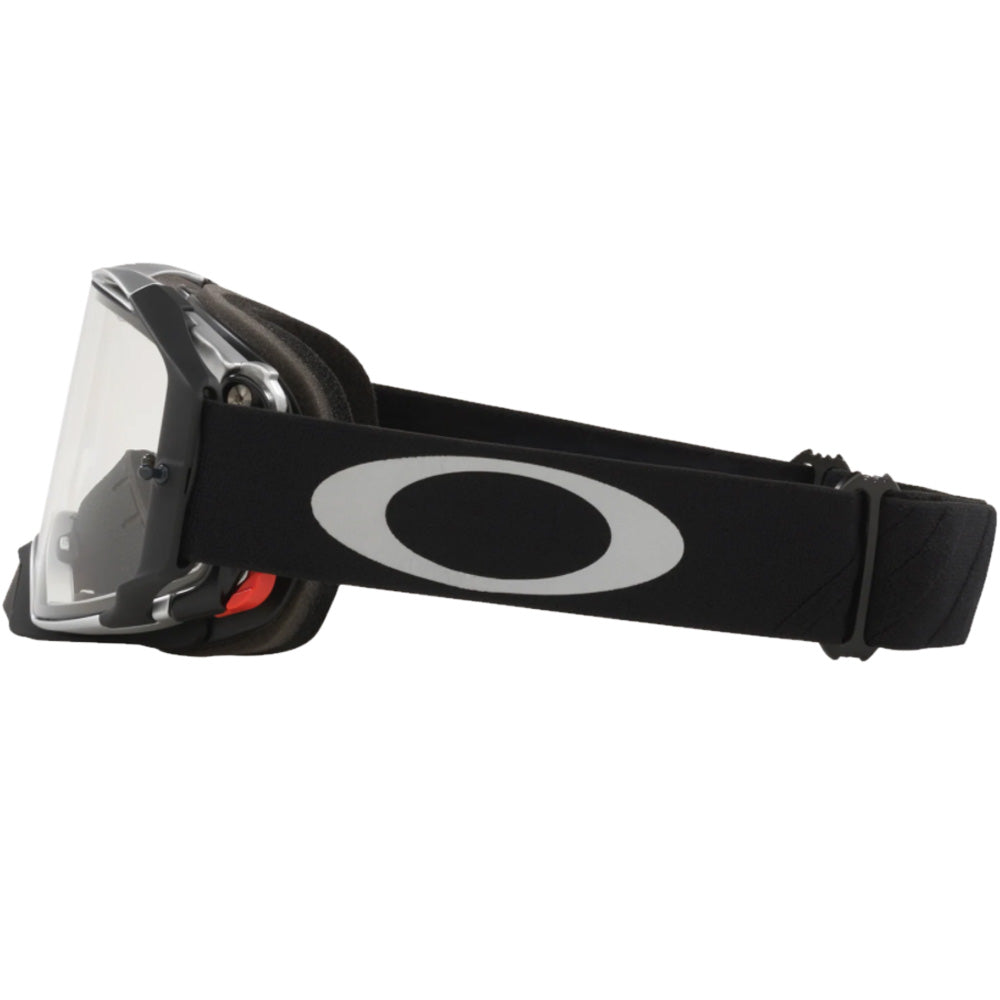Oakley Airbrake Tuff Blocks Goggles - Clear Lens (Gunmetal Black)
