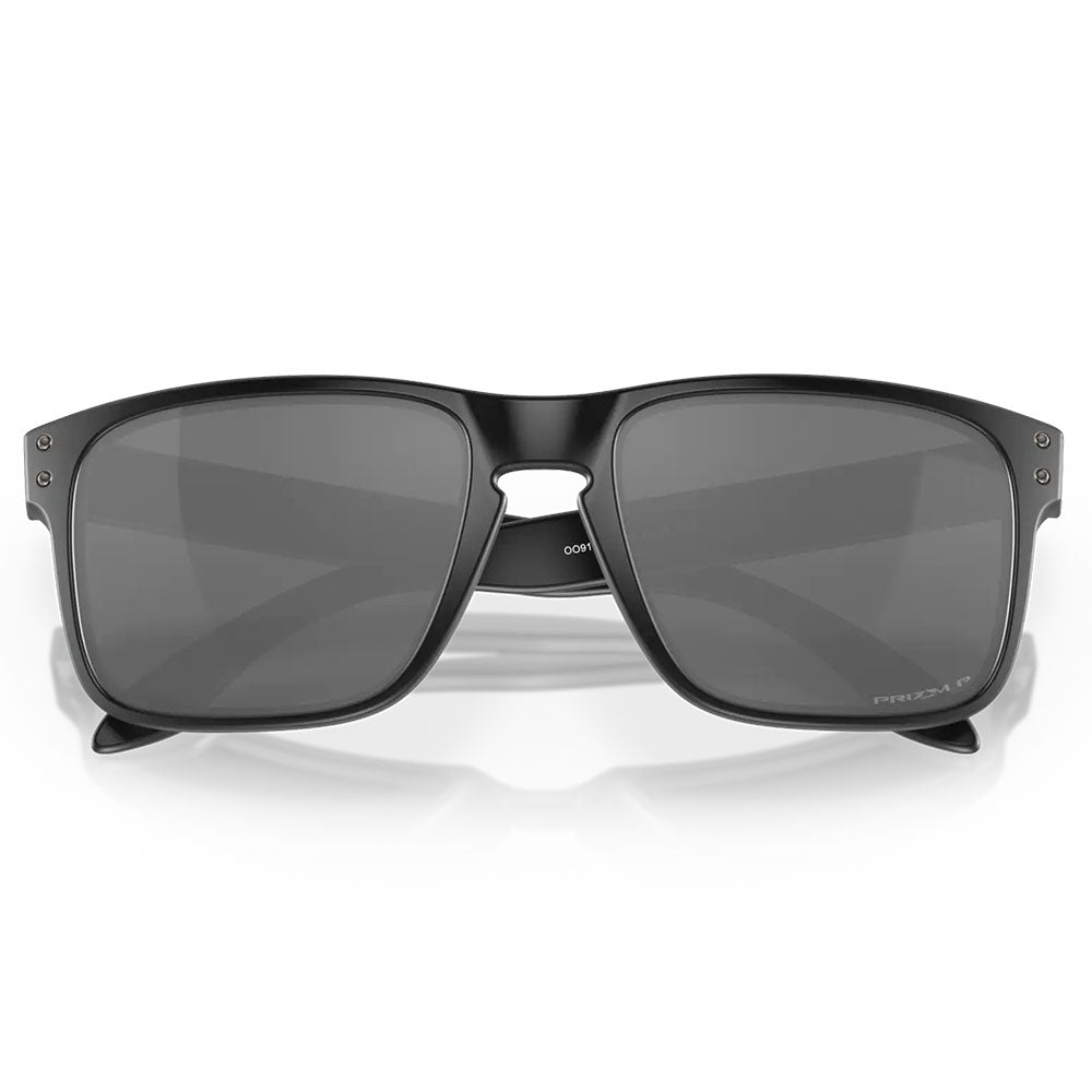 Oakley Holbrook Sunglasses - Prizm Black Polarized Lenses (Matte Black Frame) XL