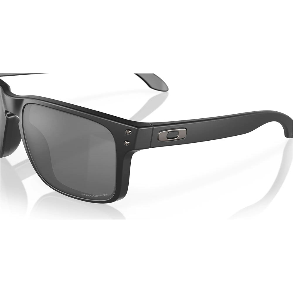 Oakley Holbrook Sunglasses - Prizm Black Polarized Lenses (Matte Black Frame) XL