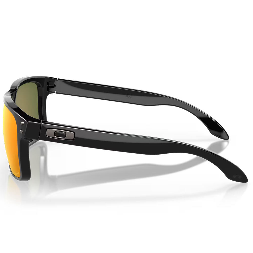Oakley Holbrook Sunglasses - Prizm Ruby Polarized Lenses (Polished Black Frame)
