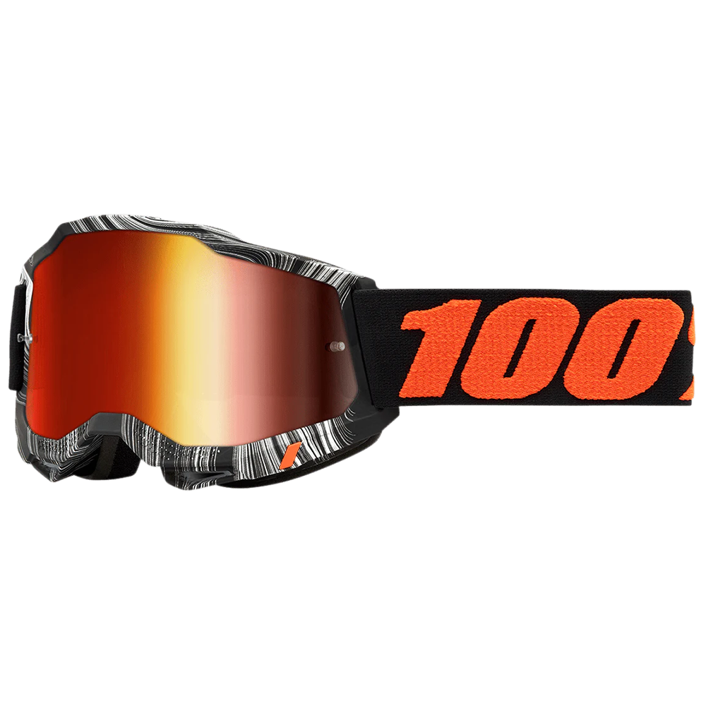 100% Youth Accuri 2 Geospace Goggles -  (Mirror Red Lens)