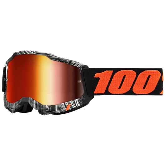 100% Youth Accuri 2 Geospace Goggles -  (Mirror Red Lens)