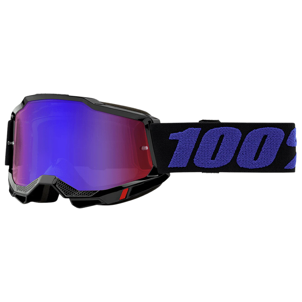 100% Youth Accuri 2 Moore Goggles -  (Mirror Red/Blue Lens)